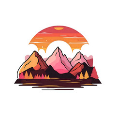 vector illustration of a landscape