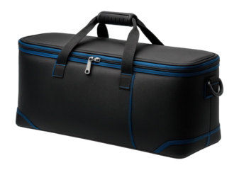 Soft-sided insulated fish bag with a zippered top for boat fishing trips