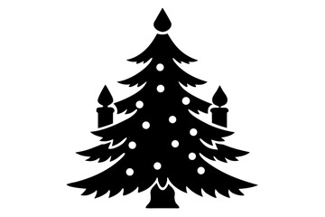 Obraz premium set of christmas trees