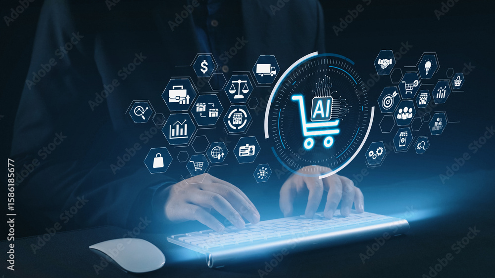 Poster ai transforms ecommerce by enabling smart product recommendations, ai automated shopping decisions, 