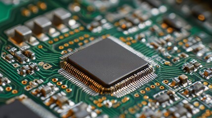 Obraz premium Expert microchip repair services for efficient electronic device functionality restoration