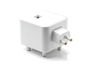 Smart Plug on White Background