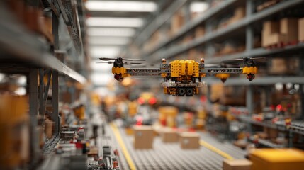 Manufacturing of advanced combat drones in a state of the art production facility