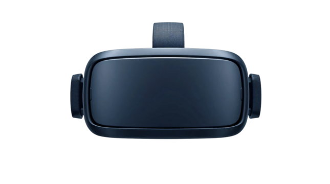 Virtual reality VR headset icon Isolated isolated on transparent background.