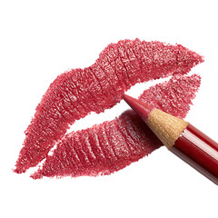 Hot lip liner isolated on a transparent background.