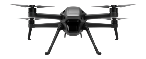 Multirotor drone with foldable arms and retractable landing gear