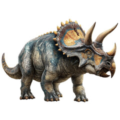 Styracosaurus isolated on transparent background