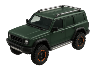 Off-road capable lab vehicle with protective undercarriage and roof rails