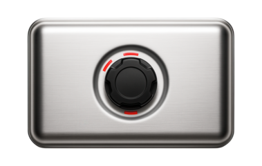 Rectangular fuel tank for generators with visible fuel cap on top