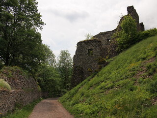Hrad Tolštejn - Tolštejn Castle (Jiřetín pod Jedlovou, Děčín District, Ústí nad Labem...