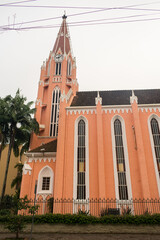 Igreja Evangelica da Paz, evangelical church in Taquara, Rio Grande do Sul - side view