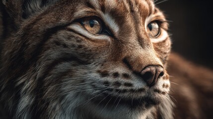 Obraz premium A Majestic Lynx