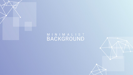 Abstract technology background with geometric plexus network