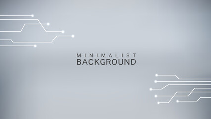 Abstract technology background with futuristic circuit board lines