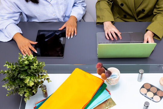 Image consulting session with fashion focus