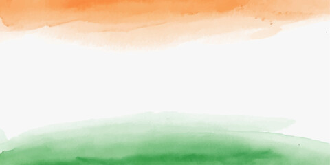 Watercolor Indian Flag Texture 