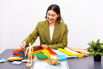 Consulting for image enhancement with fabric swatches