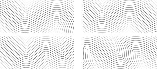 Halftone wood pattern, edgy line . Sharp wave topograph poster, topology map texture. Grunge lineal bg half tone, map level contour. Abstract neutral earth sea topography corner zigzag twist © Svetlana Ievleva