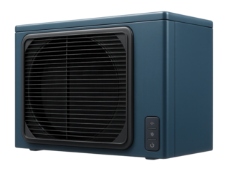 Industrial split air conditioner with an anti-corrosion coating for a marine engineering workshop