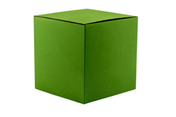 a green box with a white background