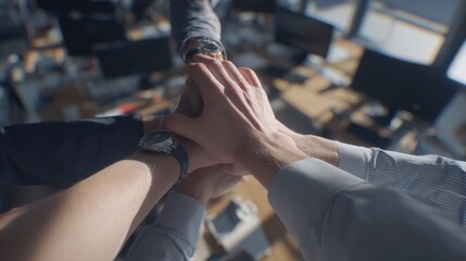 arm linking - teamwork visualization at the workplace