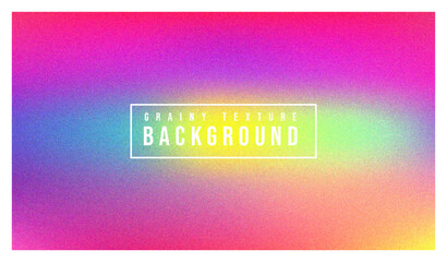 Psychedelic Neon Gradient with Grainy Texture