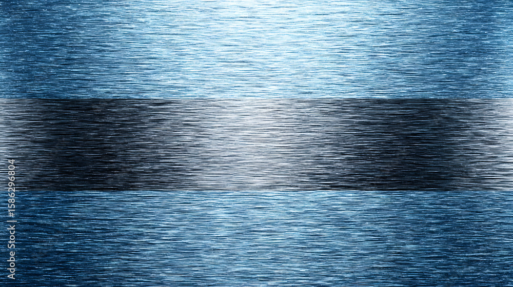Poster sleek metallic icy blue abstract background with minimalist style and smooth brushed texture for mod