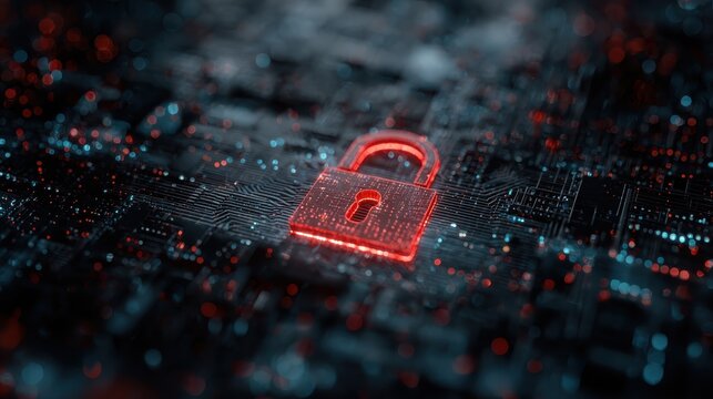 Cyber security and data protection, internet network security, protect business and financial transaction data from cyber attack, user private data security encryption