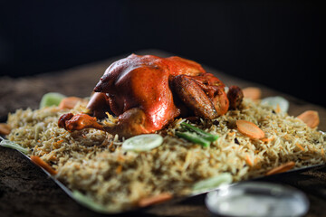 Authentic Kuzhi Mandi – Traditional Yemeni Rice with Smoky Meat Flavor