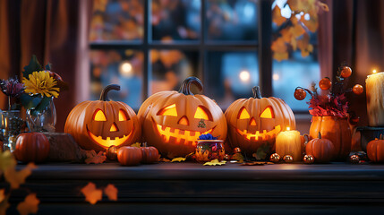 Obraz premium Ghosts are eerie, spirit-like beings from beyond, drifting silently through walls and shadows. They haunt old places, bring chills to the air, and stir fear with whispers from the unknown.