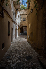 Obraz premium Grottammare, Marche. Spectacular glimpses, views and summer panoramas.