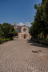 Priverno, Latina, Italy. Cistercian Abbey of Fossanova.