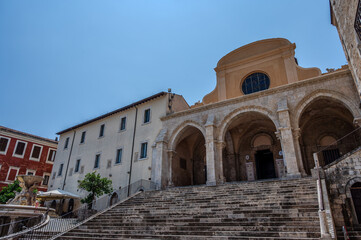 Priverno, Latina, Italy. Co-Cathedral of Santa Maria Annunziata