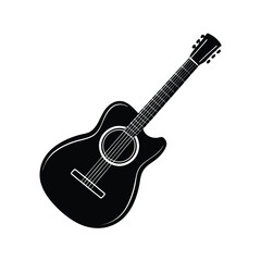 Obraz premium guitar vector illustration