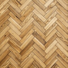 Fototapeta premium Herringbone wood floor showcasing intricate patterns and natural textures in warm tones