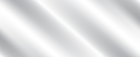 Silver foil background with metal mirror texture. Chrome gradient surface with light gloss simple abstract