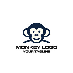 Monkey Logo Vector – Playful and Expressive Primate Emblem Design

