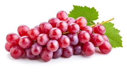 Cluster of red grapes
