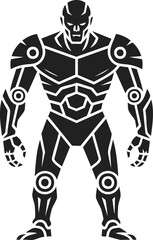 Talos vintage engraved illustration of a mythical bronze giant, crafted in dynamic pose showcasing strength and power in a robust figure