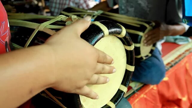 Solo Tabla (or specify) Performance: Masterful Traditional Music | Intimate Melody: Skilled Flute Player Creating Cultural Sound | Dedicated Musician: Close-up of Traditional Instrument Performance