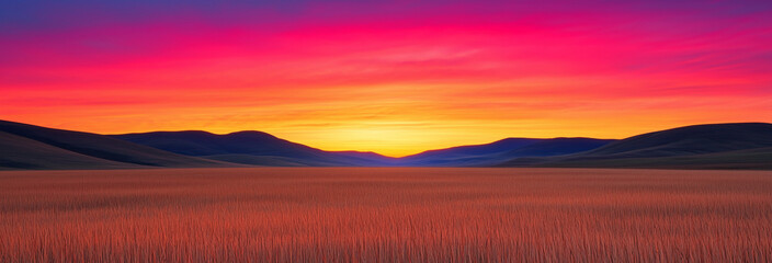 Wind farms glowing under a vibrant sunset, symbolizing maximum renewable energy output, power load