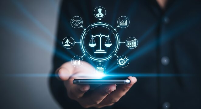 Legal services are digitally accessible through mobile technology and innovative online justice solutions today