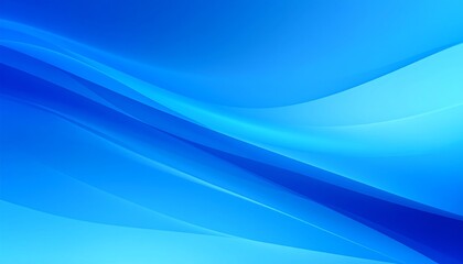 Fototapeta premium Abstract flowing blue curves