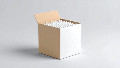 Open box filled with items