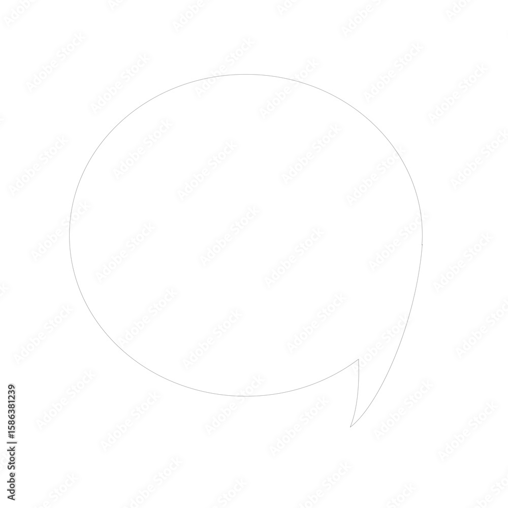 Poster white speech balloon icon on transparent backdrop a clean and simple graphic for representing dialog