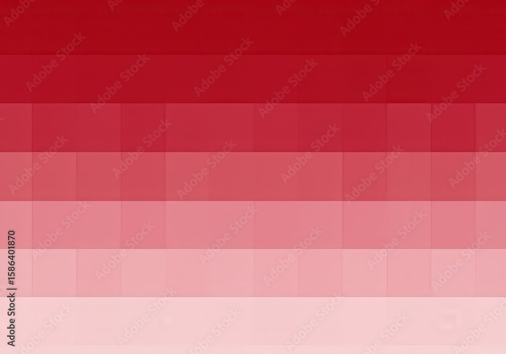 Aufkleber red gradient abstract background with square patterns in various shades
