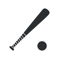 Dynamic Baseball Icon Vector Illustration A Sleek and Modern Design for Sports Enthusiasts and Graphic Projects Featuring a Clean Silhouette on a Transparent Backdrop