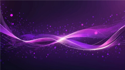 Flowing purple smoke with abstract waves and soft glowing light