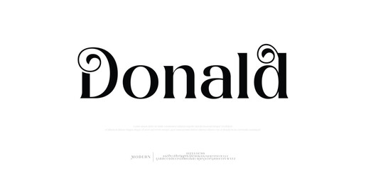 Elegant alphabet letters font and number. Typography luxury classic lettering serif fonts decorative for logo wedding vintage retro concept. vector illustration