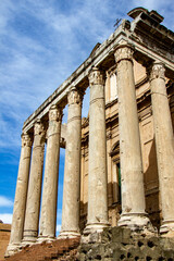 The Temple of Antoninus and Faustina.